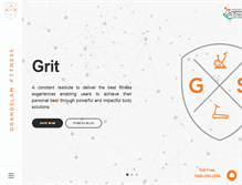 Tablet Screenshot of grandslamfitness.co.in